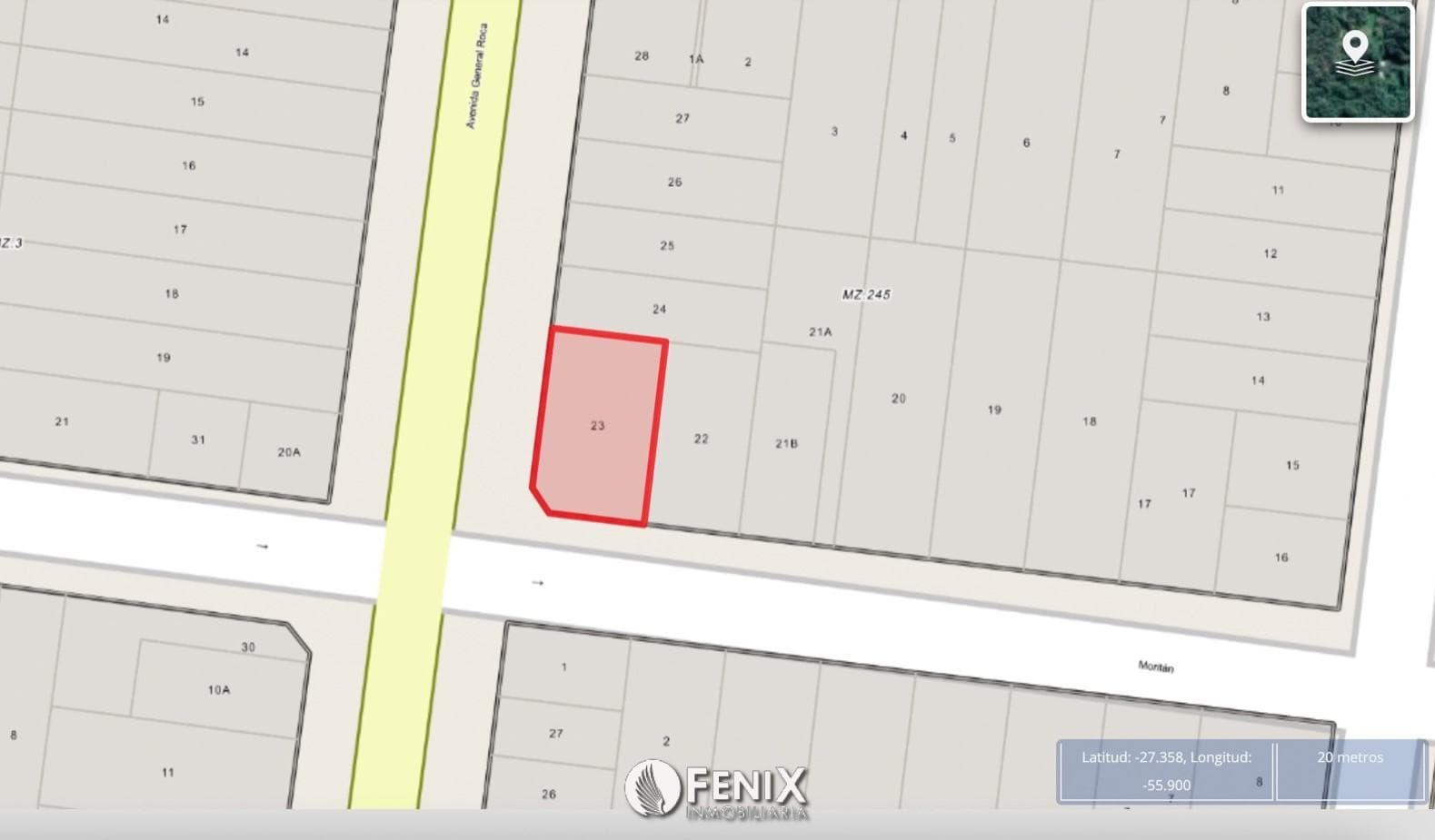 TF664 - TERRENO EN VENTA Z/ AV. ROCA Y CALLE MORITÁN — foto 4
